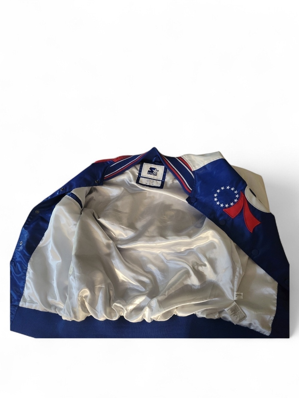 Philadelphia 67ers Varsity Satin Jacket Medium Basketball LeBron James - Picture 5 of 6